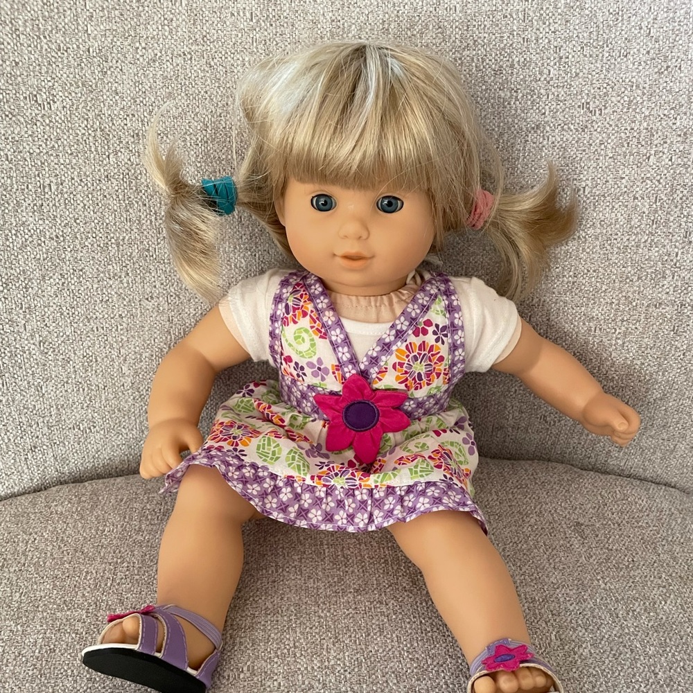 American doll plus sleeping bag